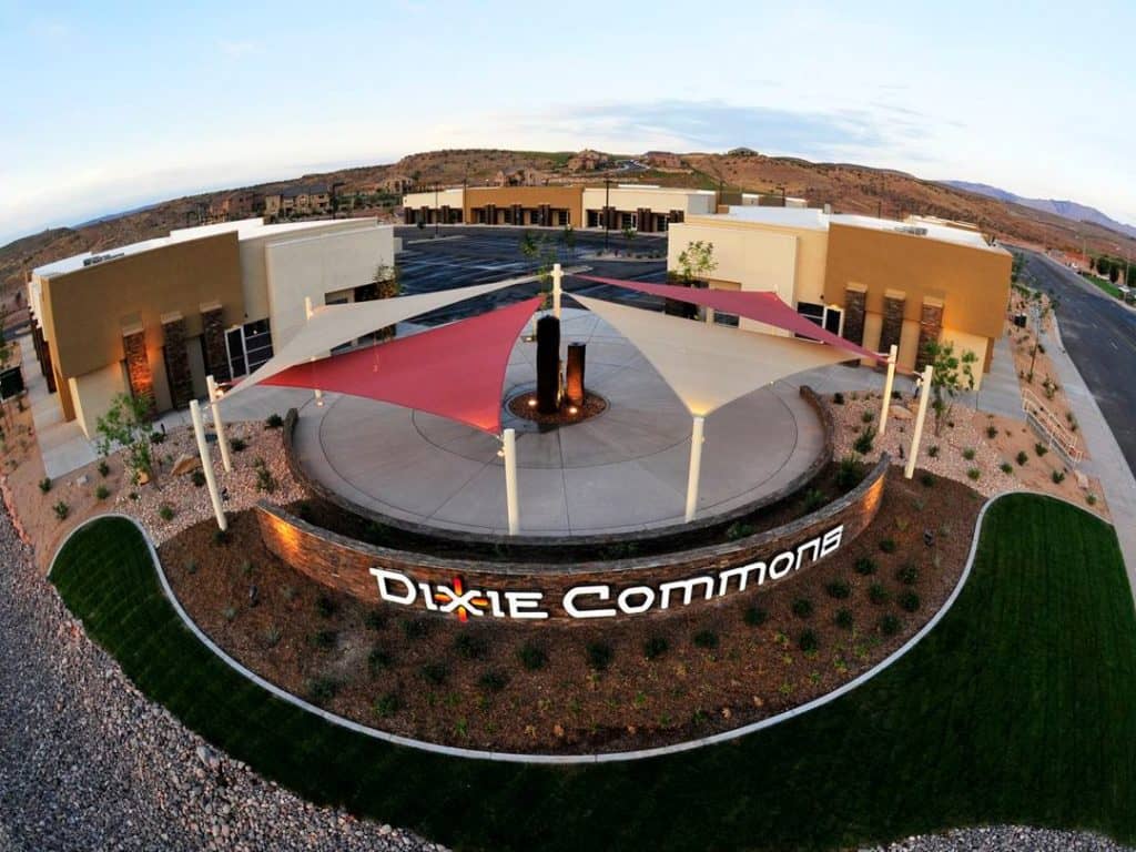 Aerial view of Dixie Commons