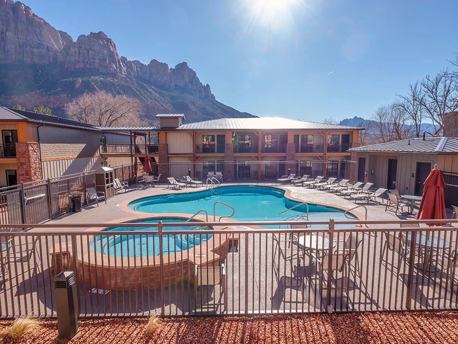 Pool view at Best Western Plus - Zion Canyon Inn