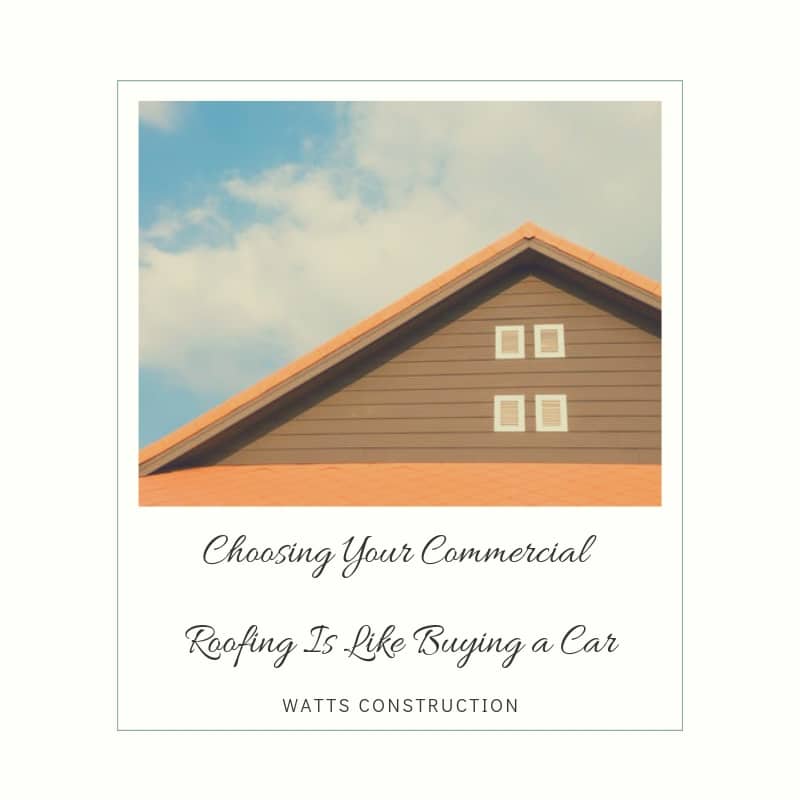 Choosing Your Commercial Roofing blog graphic