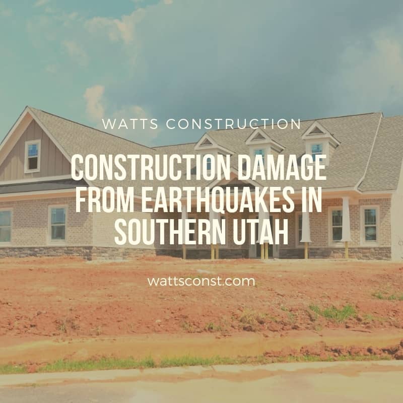 Construction Damage From Earthquakes in Southern Utah blog graphic