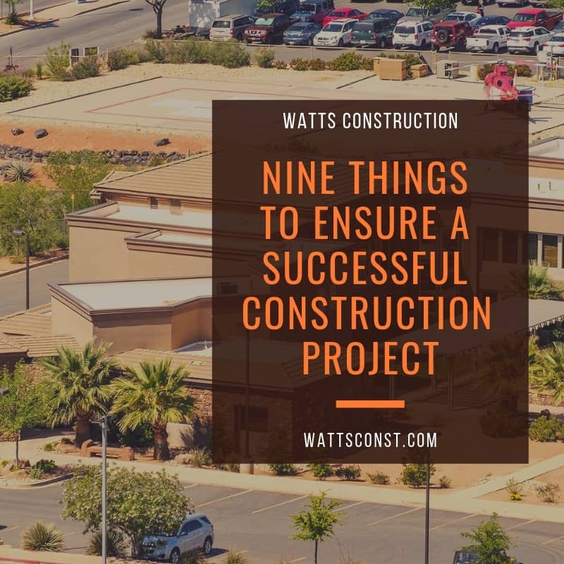 Successful Construction Project blog graphic