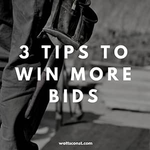 3 Tips To Win More Bids blog graphic