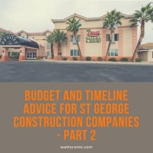 Budget and Scheduling - General construction blog graphic